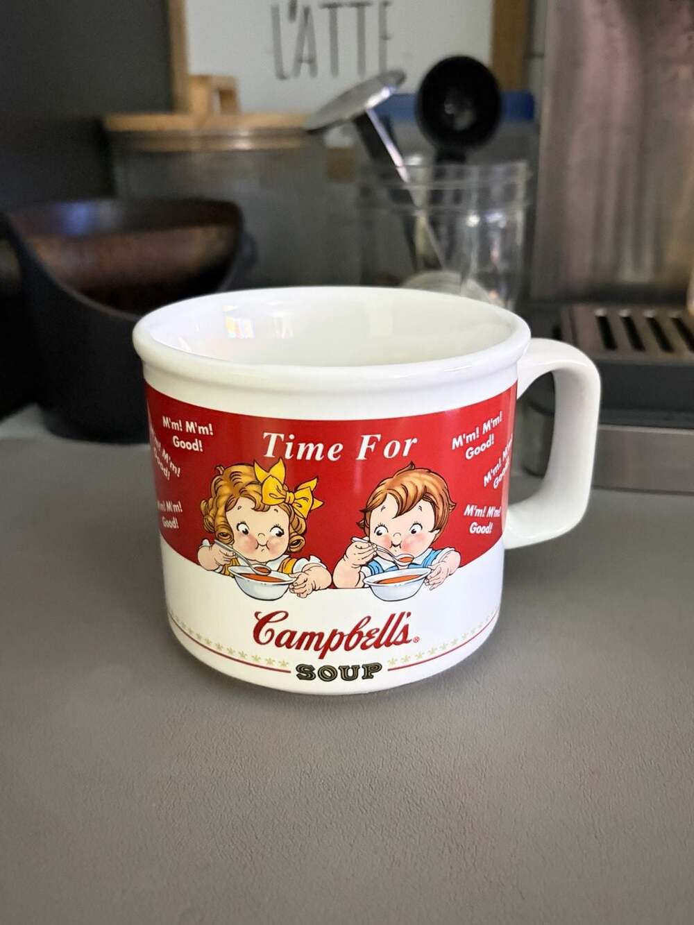 Vintage 1998 Time for Campbell's Soup Mug with Campbell's Kids - Houston Harvest
